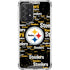 NFL Pittsburgh Steelers Black Blast Galaxy A52 5G Clear Case